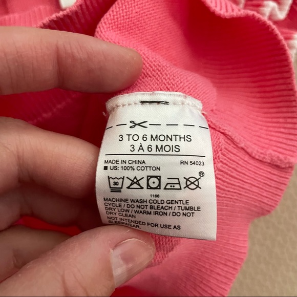 Janie and jack short sleeve cotton ruffle sweater - Picture 4 of 4